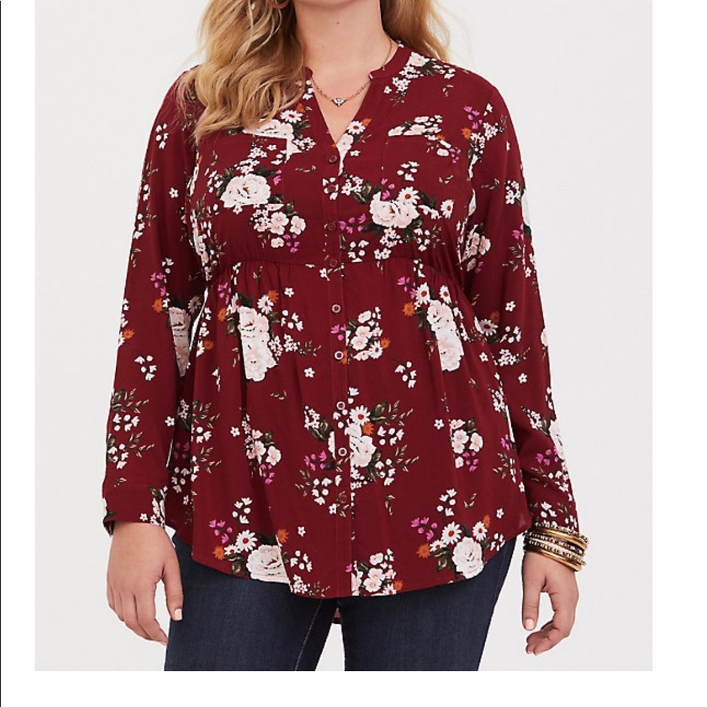 Torrid babydoll tunic